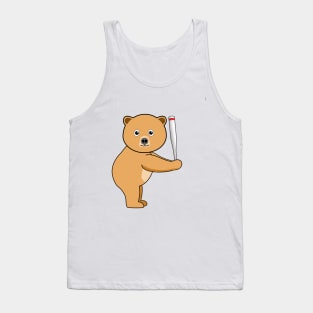 Bear and Baseball Tank Top